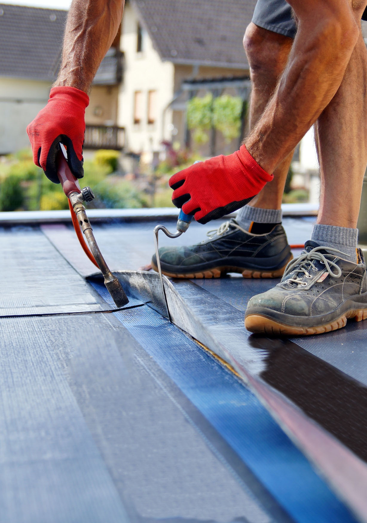 Dc roofing worker